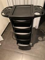 Kappers trolley zwart met 5 lades goede staat Vosselaar, Ophalen, Gebruikt