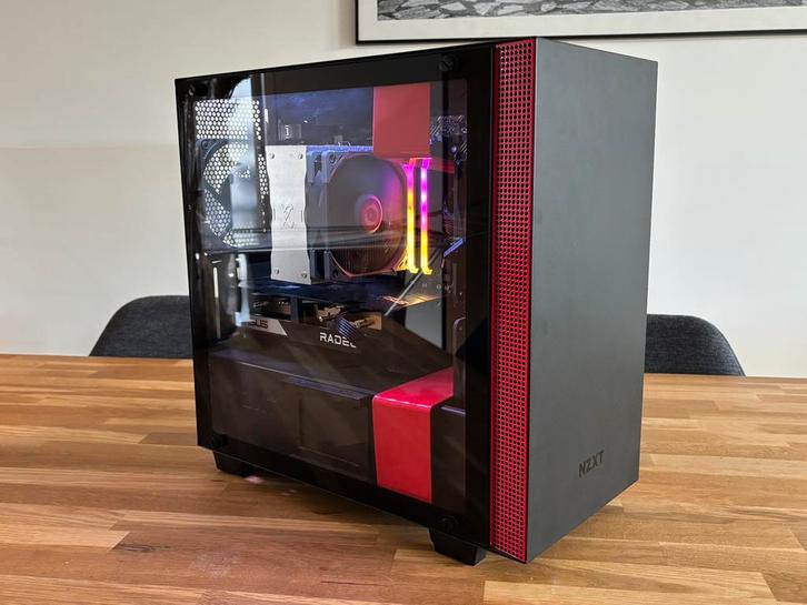 Gaming PC Ryzen 7 5700X3D RX 6600 XT 32GB RGB + Hackintosh, Computers en Software, Desktop Pc's, Zo goed als nieuw, 4 Ghz of meer