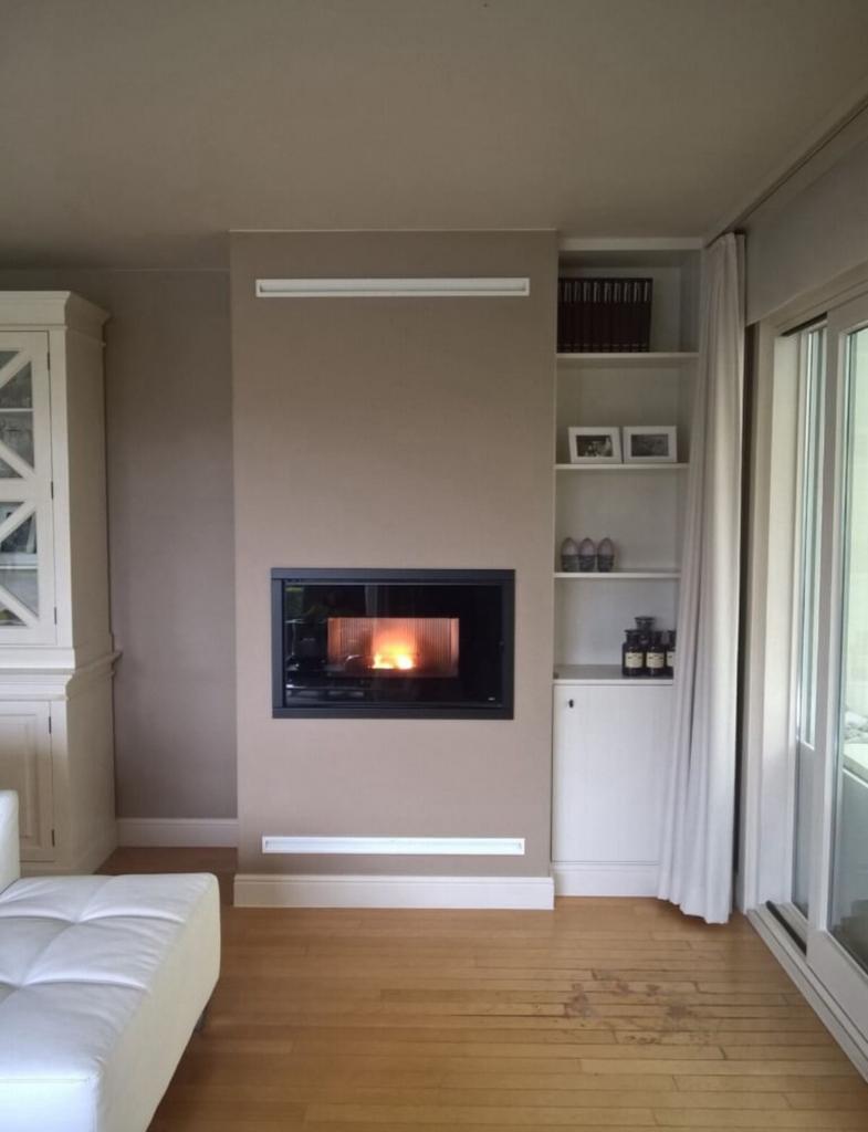 Inbouw pelletkachel MCZ vivo 80 (10,5kw)!!!, Maison & Meubles, Enlèvement, Comme neuf