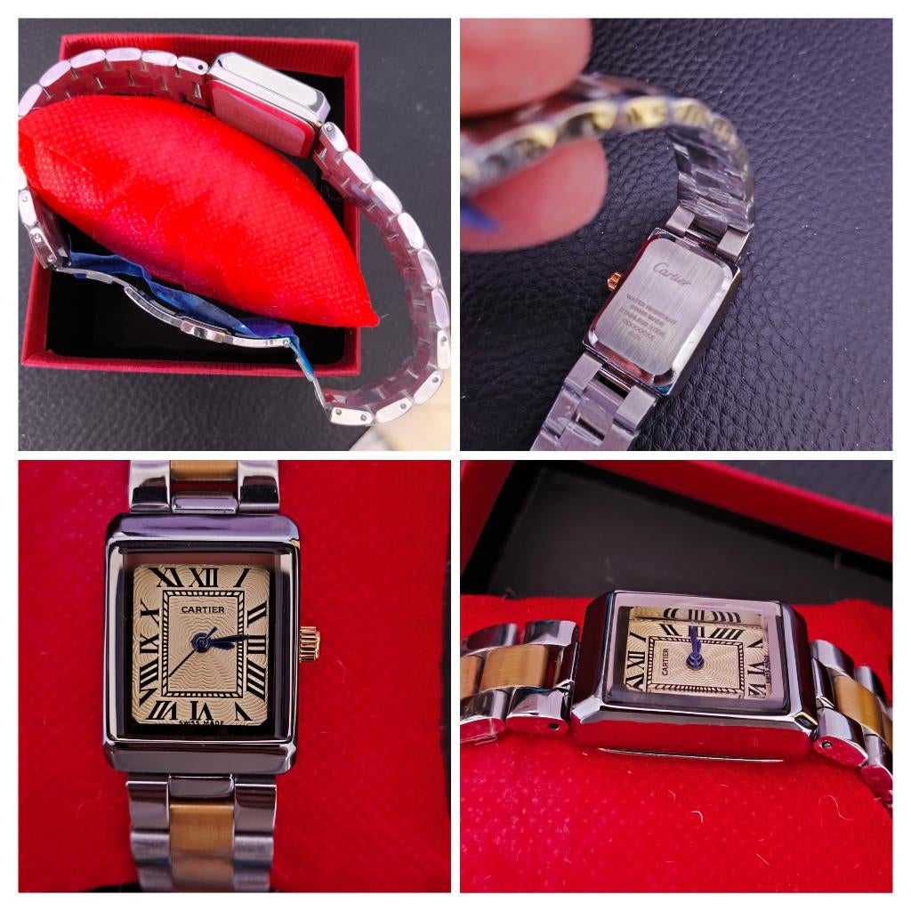 Montre Cartier Tank pour femme, Autres marques, Enlèvement ou Envoi, Acier, Neuf
