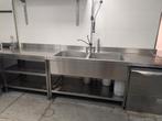 werktafel - inox, Ophalen, Gebruikt, 50 tot 100 cm, Minder dan 100 cm