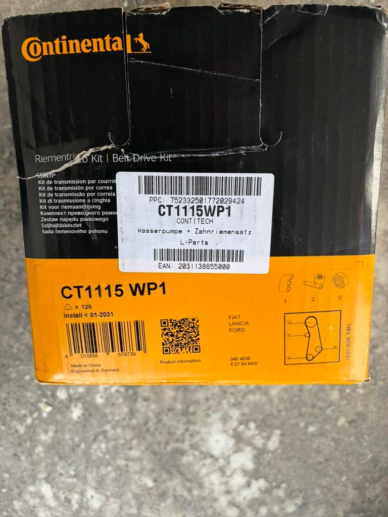 Wasserpumpe polo 1.2, Ophalen