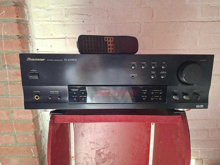 Pioneer SX209RDS stereo receiver met afstandsbediening, Audio, Tv en Foto, Versterkers en Ontvangers, Gebruikt, Stereo, 120 watt of meer