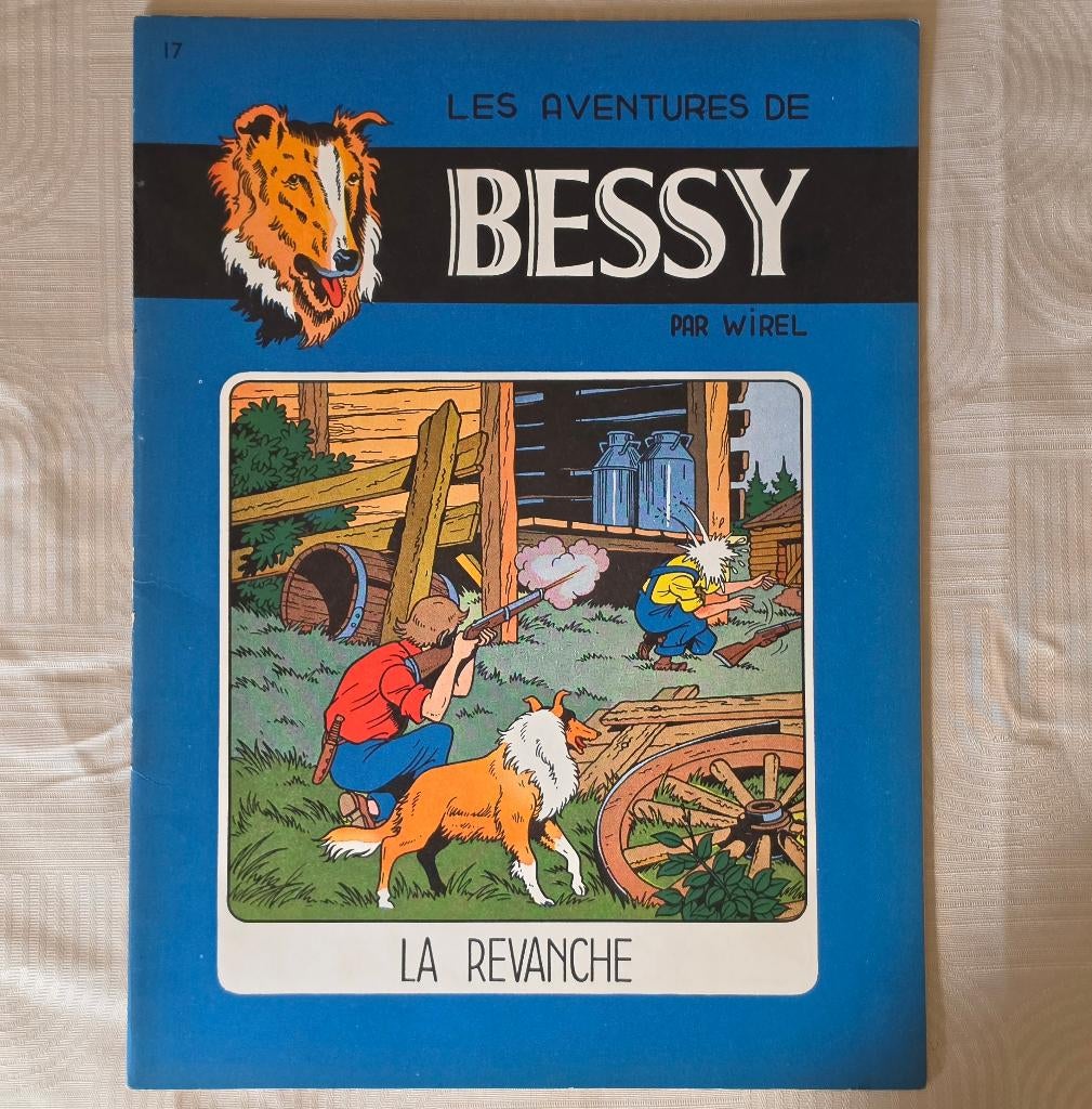 BESSY 17 ( 1 édition / 1e druk ) La Revanche 1957, Enlèvement ou Envoi, Wirel (Vandersteen/Verschuere), Une BD, Utilisé