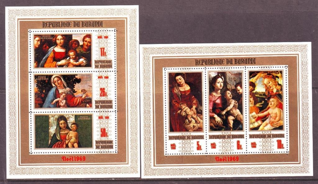 Postzegels thema Kerstmis / religie : zegels en FDC's, Ophalen of Verzenden, Gestempeld, Overige thema's