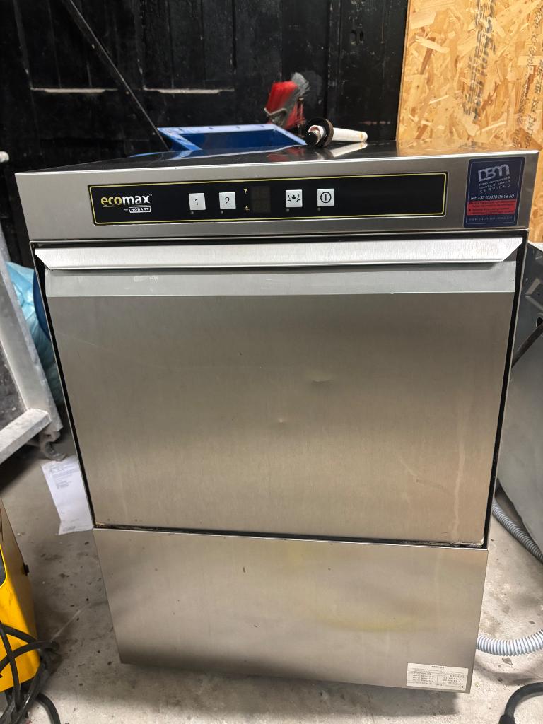 Ecomax Hobart industriële vaatwasser 220V stopcontact, Ophalen, Gebruikt, Reinigen
