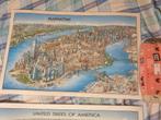 Carte vintage de Manhattan NYC de 1992 : support unique - *W, Enlèvement