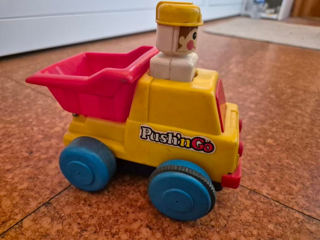 Pushi'n Go - petit camion avec conducteur., Enlèvement, Comme neuf