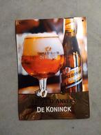 De Koninck - emaille bord (1), Enlèvement ou Envoi, Comme neuf, Panneau, Plaque ou Plaquette publicitaire, De Koninck