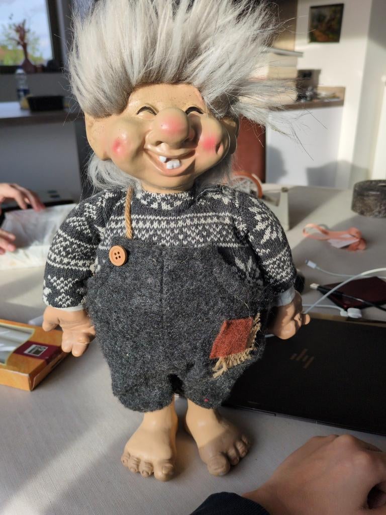 Décoration vintage en forme de troll scandinave ou de troll, Hobby & Loisirs créatifs, Enlèvement, Comme neuf