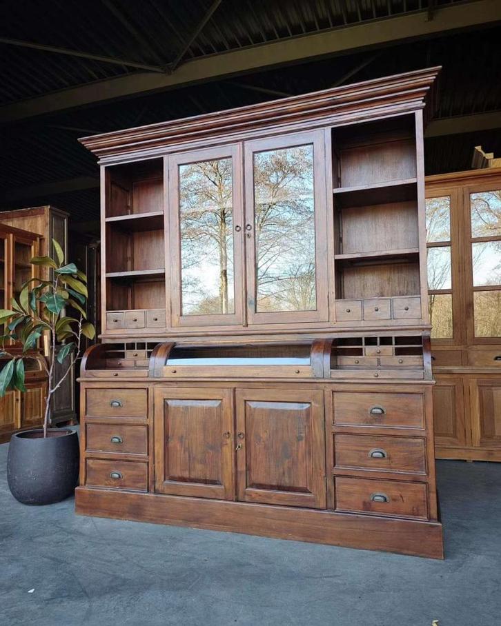 Prachtige oude Grutterskast | Teakhouten buffetkast #2713, Antiek en Kunst, Antiek | Meubels | Kasten, Ophalen of Verzenden