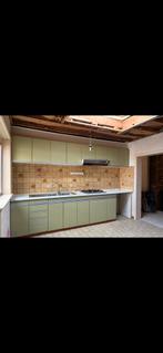 Vintage groene keuken te koop, Huis en Inrichting, Ophalen, Gebruikt, Groen