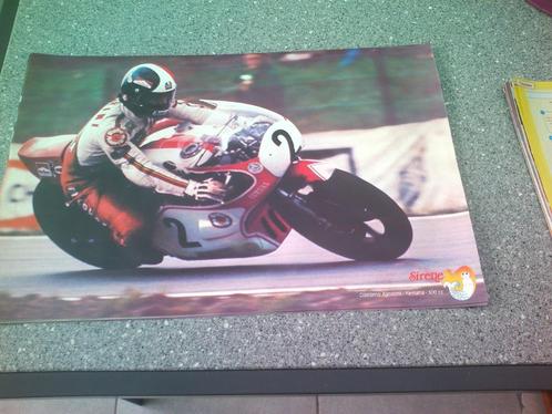 Poster Sirene limonade Giacomo Agostini., Verzamelen, Merken en Reclamevoorwerpen, Zo goed als nieuw, Overige typen, Ophalen of Verzenden