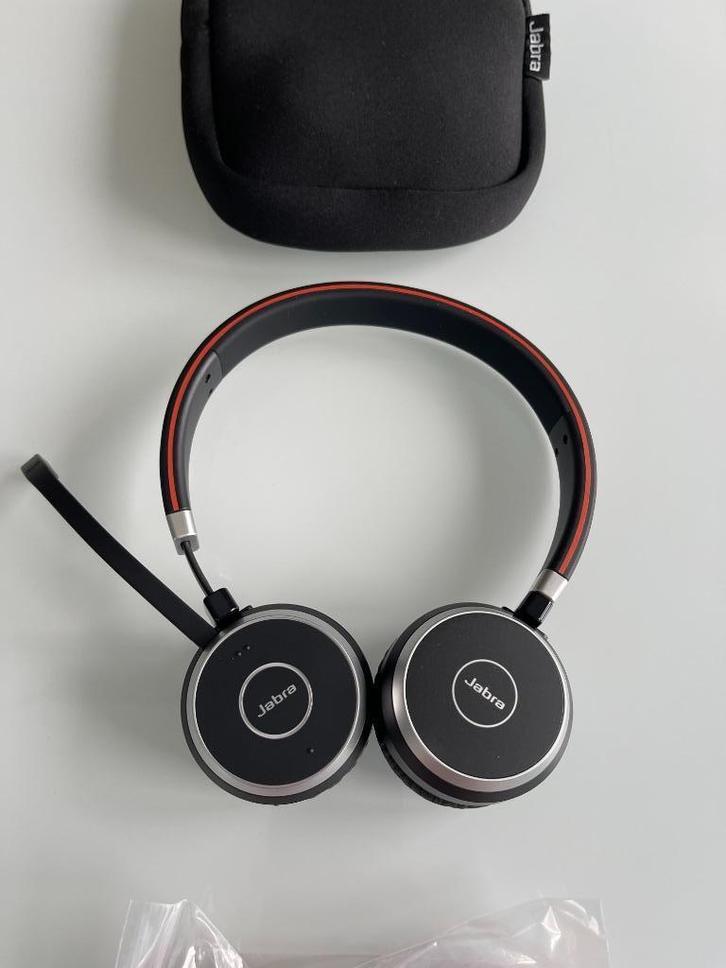 Micro-casque audio sans fil Jabra Evolve 65 SE neuf 75€, Audio, Tv en Foto, Hoofdtelefoons, Nieuw, Overige merken, Draadloos, Bluetooth