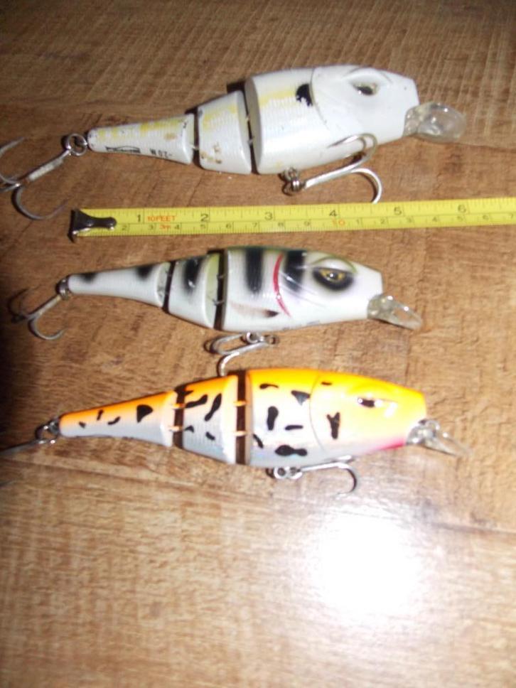 Pike fhigters triple jointed, Watersport en Boten, Hengelsport | Roofvissen, Zo goed als nieuw, Complete set, Ophalen of Verzenden