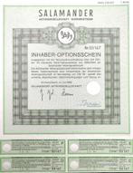 Salamander (schoenfabrikant) 1986, Postzegels en Munten, Ophalen of Verzenden, 1970 tot heden, Overige typen
