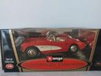 Bburago Chevrolet Corvette rood 1:18  1957, Hobby en Vrije tijd, Modelauto's | 1:18, Ophalen of Verzenden, Zo goed als nieuw