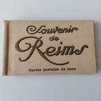Oud boekje met 20 oude postkaarten van Reims., Verzamelen, Ophalen