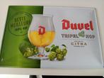 Blikken bord Duvel Tripel Hop, Verzamelen, Ophalen of Verzenden, Gebruikt, Reclamebord