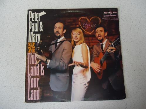 LP "Peter, Paul and Mary" This Land Is Your Land anno 1963, Cd's en Dvd's, Vinyl | Pop, Gebruikt, 1960 tot 1980, 12 inch, Ophalen of Verzenden