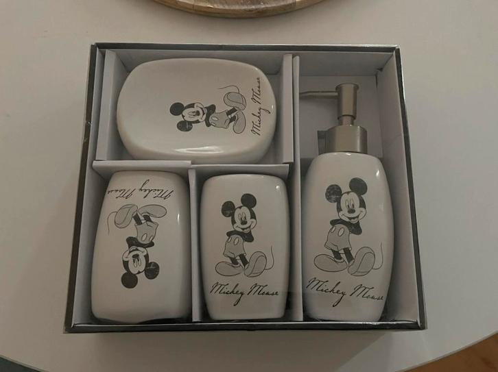 Accessoires salle de bain DISNEY Mickey Mouse, Huis en Inrichting, Badkamer | Badtextiel en Accessoires, Nieuw, Wit, Ophalen
