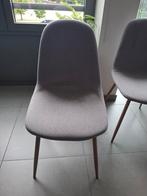 4 Stoffen stoelen, Huis en Inrichting, Ophalen, Gebruikt, Grijs