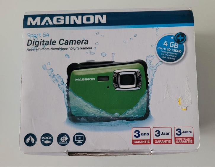 Maginon digitale camera, waterdicht tot 3m, TV, Hi-fi & Vidéo, Appareils photo numériques, Neuf, Enlèvement ou Envoi