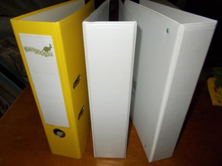 3 Klasseermappen te koop aan 1 euro per stuk, Diversen, Bureau-accessoires, Ophalen