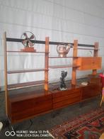 Vintage Scandinavische plank, Teakhout, Gebruikt, 200 tot 250 cm