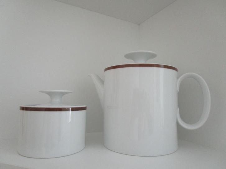 VINTAGE - THEEPOT- EN SUIKERPOT - THOMAS -, Huis en Inrichting, Keuken | Servies, Nieuw, Overige typen, Overige stijlen, Porselein