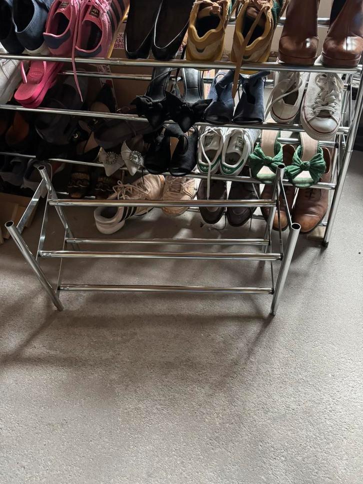 6 verlengbare schoenenrekken, Huis en Inrichting, Kasten | Schoenenrekken, Zo goed als nieuw, Ophalen