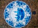 Bordje Delfts blauw origineel handwerk, Antiek en Kunst, Ophalen of Verzenden