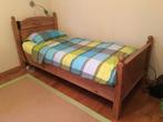 Houten 1 persoonsbed incl.lattenbodem en matras, Ophalen, Landelijk/Brocant, 200 cm, Hout