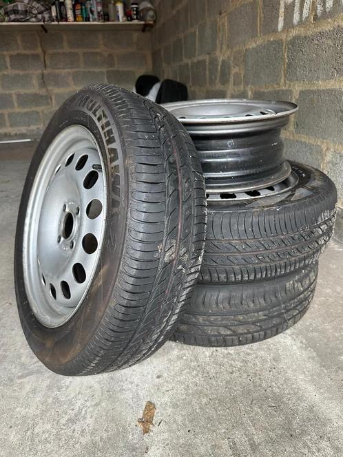 Mini Cooper 15 inch banden + velgen, Auto-onderdelen, Banden en Velgen, Band(en), Zomerbanden, 15 inch, Personenwagen, Gebruikt