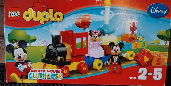 Duplo 10597 - Mickey en Minnie’s verjaardagsoptocht, Enfants & Bébés, Jouets | Duplo & Lego, Comme neuf, Duplo, Ensemble complet