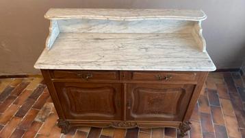 Meuble rangement avec plaque supérieure marbre beschikbaar voor biedingen