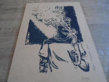 Gesigneerde kaart uit 2018 in 1/15 druk beschikbaar voor biedingen