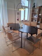 Set van 4 vintage chromen stoelen, Ophalen, Gebruikt, Overige kleuren, Metaal