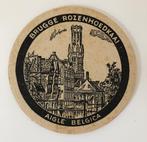 Bierviltje Bieren BAB Aigle Belgica Brugge Rozenhoedkaai, Collections, Marques de bière, Autres marques, Sous-bock, Utilisé, Enlèvement ou Envoi