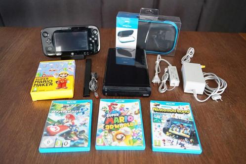 Nintendo Wii U console + games, Games en Spelcomputers, Spelcomputers | Nintendo Wii U, Gebruikt, Met 1 controller, Met games