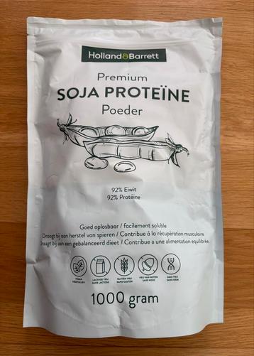 Soja Proteïnepoeder / Eiwitpoeder (zak 1kg ONGEOPEND)  beschikbaar voor biedingen