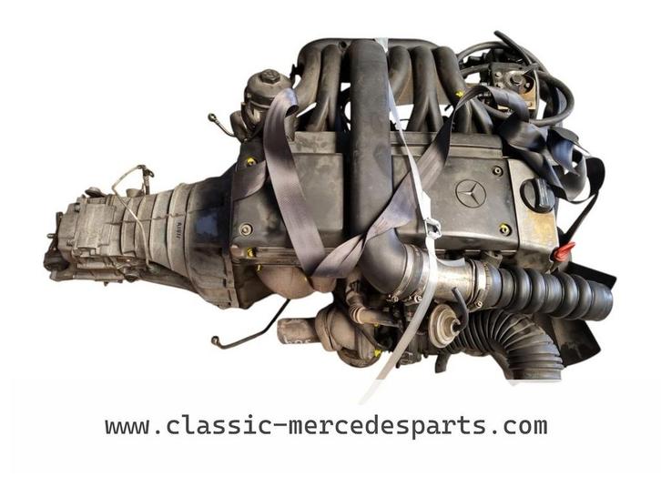 Motor om605 turbo compleet met handgeschakelde versnellingsb, Auto-onderdelen, Motor en Toebehoren, Mercedes-Benz, Gebruikt, Ophalen of Verzenden