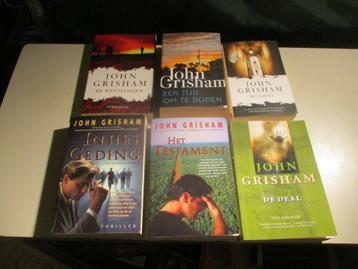 6 Prima Thrillers van John Grisham beschikbaar voor biedingen