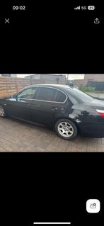 Bmw e60 520d, Auto's, Automaat, Achterwielaandrijving, Zwart, Zwart