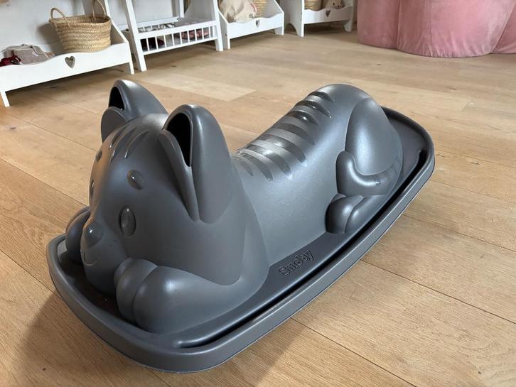 Smoby Hobbelkat Grijs, Kinderen en Baby's, Speelgoed | Speeltafels, Nieuw, Ophalen