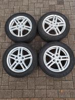 Winterbanden+ velgen (4 stuks) 205/55 R16 91T, Enlèvement, Pneus hiver, Jante(s)
