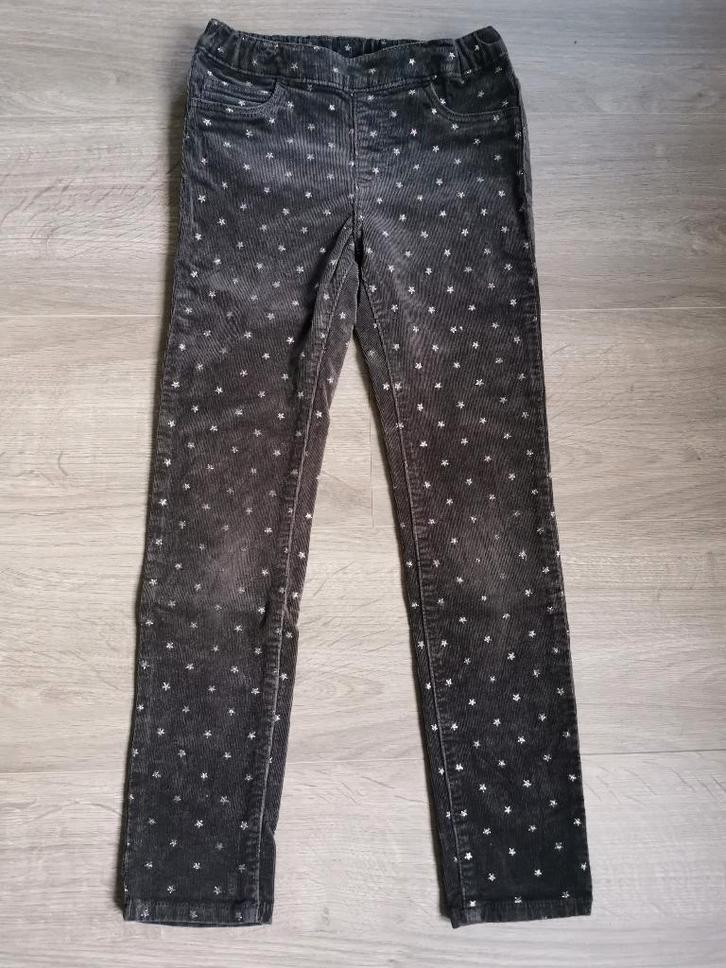 Velours jegging H&M - maat 128, Kinderen en Baby's, Kinderkleding | Maat 128, Gebruikt, Meisje, Broek, Ophalen of Verzenden