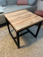 Salontafel/bijzettafel mangohout, Ophalen, Zo goed als nieuw