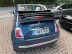 500 Cabrio 1.2i AIRCO/76000km!!!!!!, Auto's, Voorwielaandrijving, 4 cilinders, Cabriolet, Blauw