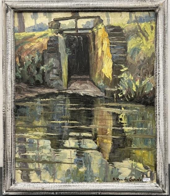 René Van De Sande (1889-1946): Freux, Libramont (O/D, 60x70), Antiek en Kunst, Kunst | Schilderijen | Klassiek, Ophalen of Verzenden